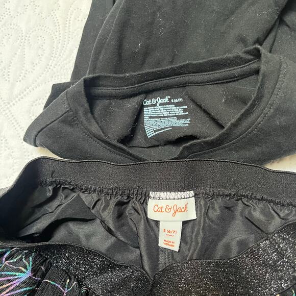 Cat & Jack Halloween Tulle Spiderweb Outfit Size 6/7 - Picture 6 of 6